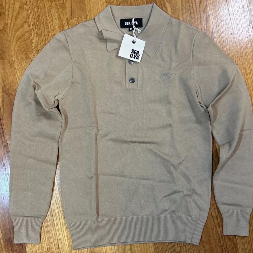 Ser.O.Ya Men’s Tico Polo Shirt Medium NWT